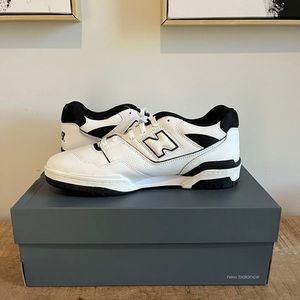 New Balance 550 White Black Men's Size 13